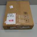 Vantic C Shaped End Table, Small Side Table for Couch and Recliner, Slide Under Sofa Tray Desk with Storage Bag for Living Room and Bedroom, Greige