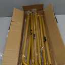 Nisoger Wedding Welcome Sign Stand, 68x31x 20 Heavy Duty Easel Stand for Sign with 4 Leather Strap, Welcome to Our Wedding Sign Holder, Metal Floor Standing Easels for Signs, Poster, Gold