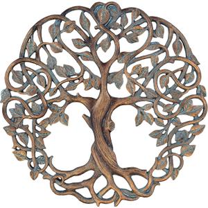 Old River Outdoors Tree of Life Wall Plaque 11 5/8 Inches Decorative Celtic Garden Art Sculpture for Living Room