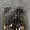 Zhehao 50 Pcs Mini Spray Bottles 10ml Clear Glass Perfume Bottles Refillable Fine Mist Perfume Atomizer Portable Empty Sample Containers for Cleaning, Essential Oils, Travel (Amber)