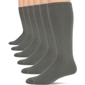 Jefferies Socks Men's Jefferies Men's Military Rib Top Combat Crew Boot Socks 6 Pack
