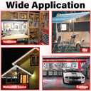 120 Led Van Interior Light Kits, 12V Led Light Strip, Cargo Van Accessories, Ceiling Work Lights Kit, Enclosed Trailer Lights for Truck Vans RV Boats Caravans, 40 Modules(White)