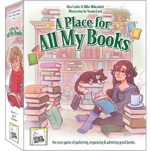 A Place for All My Books Board Game by Smirk & Dagger | Cozy Strategy Game of Book Collecting & Tile Placement | 14 Players | Ages 10+ | 2026 Origins Award Nominee
