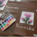 Strathmore 400 Series Wire Bound Watercolor Pad, 140 lb. Cold Press, 12 X 18 inches, White, 12 Sheets (440-3)