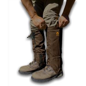 Pike Trail Adjustable Leg Gaiters - Lightweight, Waterproof - Leg Guards for Men & Women - Hiking Essentials Ideal for Hunting, Trekking & Fishing - 1 Pair (Coyote)