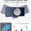 [NO.1 Magnetic for Samsung Galaxy Z Fold 6 Case with MagSafe [Military Shockproof][Translucent Matte][Anti-Fingerprint] Soft Silicone Bumper for Samsung Galaxy Z Fold 6 Phone Case Slim,Blue