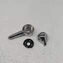 Enhon Lever Handle Replacement for 10424, Single Lever Handles Kit Compatible with Delta Series 1700 Monitor Tub and Shower Faucets, 5 in H X 2 in W Faucet Handle, Chrome (1 Pack)