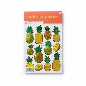Metallic Pop Up Stickers, 11 Pack