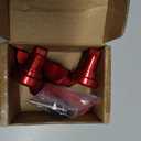 MDPROMCP Saddle Bag Latch Lever - Saddle Bag Lid Lifters Aluminum Compatible With Harley Davidson 2014-2025 Street Glide Road King Special Road Glide Special Ultra Limited with Hard Bags (Red)