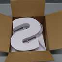 MRS Engagement fillable Cardboard Letters Wedding Party Charcuterie Board Food Sweet Decorative Box, White, 9MRSSH