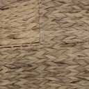 Livole Handwoven Water Hyacinth Stair Basket for Carpeted & Wooden Stairs