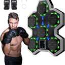 RELAXJOYHN Music Boxing Machine,Boxing Machine Wall Mounted,Smart Bluetooth Musical Beat Boxing Trainer With Gloves,Electronic Boxing Equipment Punching Workout Machine For Adults Home,Indoor and Gym1