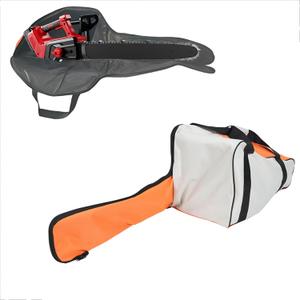 Chainsaw Carrying Bag 19 inch, Chainsaw Storage Bag, Oxford Cloth Chainsaw Case Bag, Portable Chainsaw Holder Fit for 16"/18"/19", Chainsaw Bag with Buffer Cotton & Handle Sticky (Orange)