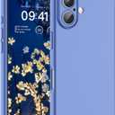 SUPFINE Designed for iPhone 16 Case,Premium Liquid Silicone with [Soft Anti-Scratch Microfiber Lining][Upgraded Camera Protection] Slim Shockproof Protective Phone Case for Men Women Girls,Periwinkle