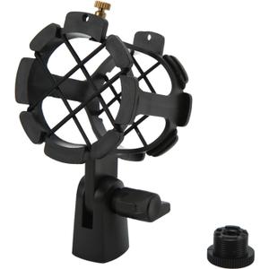 Microphone Shock Mount Holder, Anti Vibration Shockmount, for Microphones with a Diameter of Less Than 4.5cm, for Recording Studio, Live Broadcast, Online Chat