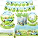 Golf Sports Party Supplies - Disposable Napkins, Dinner Plates for Golf Themed Birthdays, Sports Party Decorations