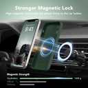 Magnetic for iPhone 12 Case, Compatible with MagSafe, [Full Camera Protection][Screen Protector] Silicone Shockproof Protective Phone Case for iPhone 12 6.1", Alpine Green