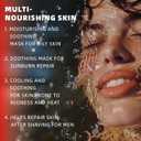 HKY Cooling Instant Soothing Facial Mask - Skin care Redness Relieving Deep Hydrating Pore Tightening with Zinc PCA, Botanical Peony, CoQ10, For Repair Skin Barrier(1 Box 12 Count)