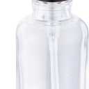 Ximlike Soap Dispenser Oil Rubbed Bronze Bathroom Kitchen, 11 oz Glass Cylindrical Bottles with Stainless Steel Pump Liquid Hand Soap Dispenser Kitchen