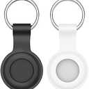 2025 New [Apple MFi Certified] (iOS Only) Air Tracker Tags-2 Pack, Bluetooth Tracker for Apple Find My, Key Finder and Item Locator Smart Tag for Vehicles, Wallet, Keys, Luggage, Suitcases, Pets