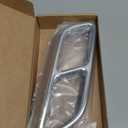 Tail Pipe Trim Compatible with Cadillac CT4 Cadillac CT5 2020-2023 Stainless Steel Car Exterior Exhaust Pipe Mufflers Cover Rear Bumper Cylinder Exhaust Pipe Cover Decorate Accessories (bright silver)