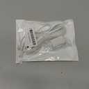 15 Feet Long Telephone Extension Cord Phone Cable Line Wire, with Standard RJ11 Plug and 1 in-Line Couplers and 15 Cable Clip Holders-White