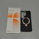 TORRAS Ostand Q3 VegSkin for Samsung Galaxy S26 Ultra Case Leather, 360 Magnetic Stand, Fit for MagSafe, Premium Vegan Leather Case for S26 Ultra Case, Microfiber Lining, Obsidian Black