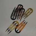 French Hair Pin for Women - U-Shaped Hair Fork for Updos, Chignons & French Twists, Durable Acrylic, Secure & Elegant Styling for All Hair Types (Tortoiseshell)