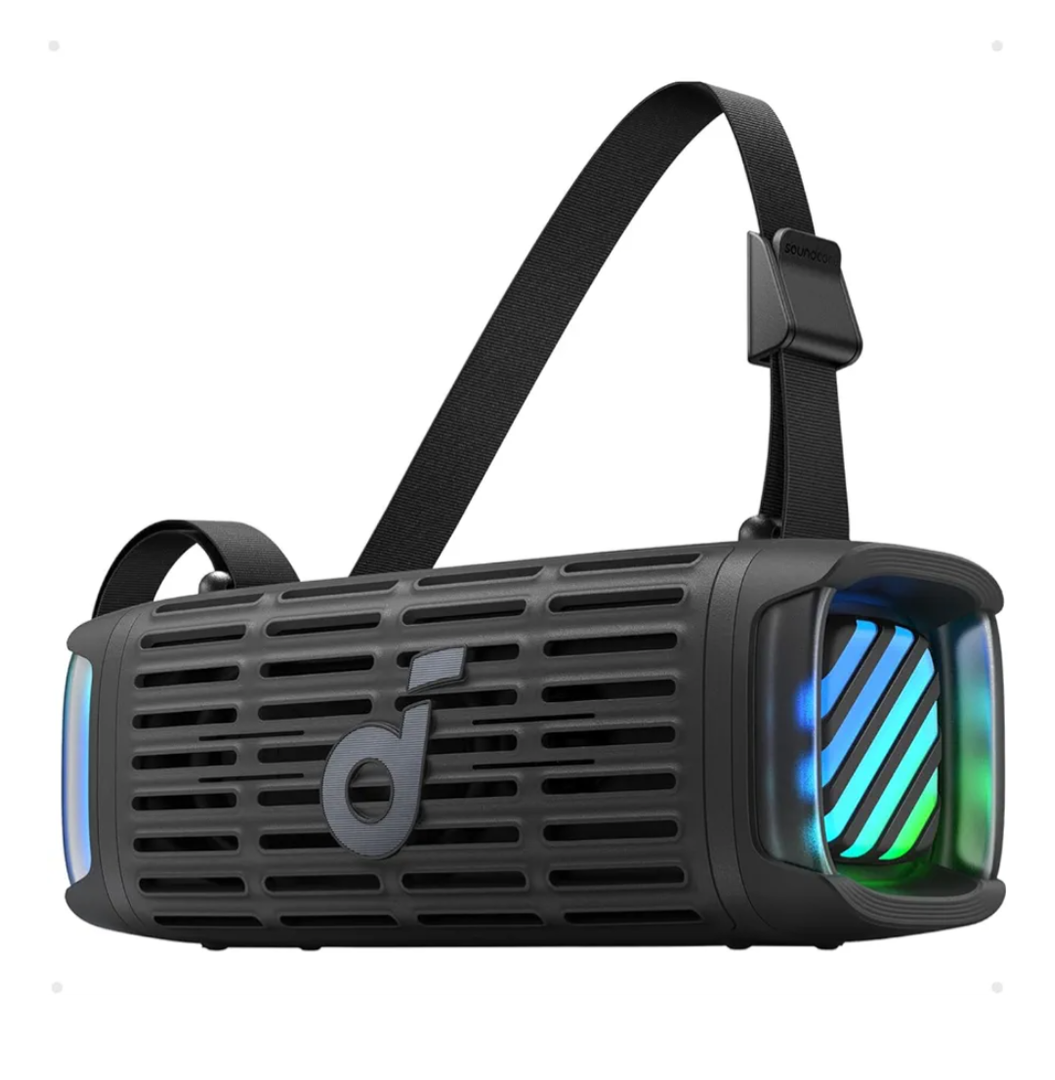 Soundcore Boom 3i by Anker, Compact Outdoor Speaker, IP68 Waterproof, Floating Playback, Saltwater-Resistant, BassUp 2.0, 50W Portable Speaker, Bluetooth 5.3, 16H, TWS, Kayak/Fishing/Camping