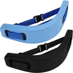 Civaner Flotation Swim Belt Bulk Snorkel Float Belt with Adjustable Straps Water Aerobics Equipment Training Ski Water Fitness Exercises Flotation EVA Foam for Adults Women Men, 26.77 x 0.52 x 1.57"