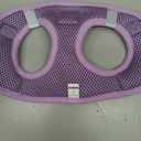 EcoBark Premium Teacup Dog Harness - Luxury Soft Tiny and Toy Breed Dog Harnesses for Puppy, Size S, Purple