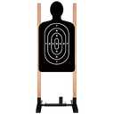 Adjustable Target Stand, Portable Target Stands for Shooting Range, H Shape Paper Target Stands for Outdoor, Cardboard Target Holder Base for Shooting Practice（1 Pack）