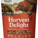 Manna Pro Harvest Delight Poultry Treat, Whole Grain & Seed Mix with Fruits & Vegetables, 14% Protein Snack for Chickens, Ducks & Mixed Flocks, 2.25 lb (EXP 10/01/26)