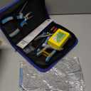 SPEEDWOX 14Pcs Premium Glass Running Breaking Pliers and Class Cutter Tools Kit Breaker Grozer Pliers Heavy Duty Glasses Cutting Tool with Rubber Tip Work Great for Stained Glasses, Tiles, Mosaic