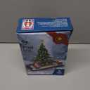 Christmas Tree Building Blocks, Christmas Decorations Set with Santa Claus & Reindeer, Creative Tabletop Decor Xmas Gifts Toys for Kids Adults Teen Boys & Girls