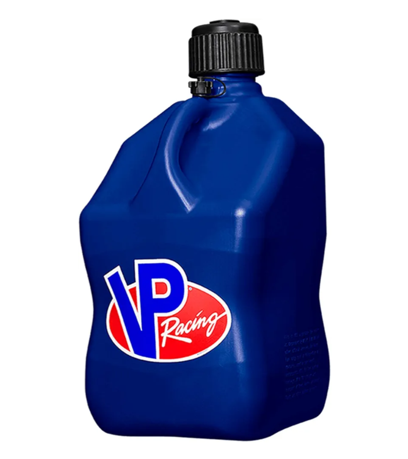 VP Racing 5.5 Gallon Motorsport Container Blue Utility Jug - Features Close-Trimmed Cap and Neck for Tight Seal - Made of Even-Density Plastic VP Racing 5.5 Gallon Motorsport Container Blue Utility Jug - Features Close-Trimmed Cap and Neck for Tight Seal - Made of Even-Density Plastic