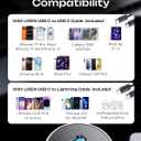 LISEN 90W USB C Car Charger Fast Charging for iPhone 17 Car Charger USB C Fast Charge, Type C Car Charger for iPhone 17 Pro Max 16 15 14 13 12, for Samsung S26[Lighning&USB-C]Auto Replacement Sockets