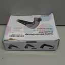 Shoulder Heating Pad, Cordless Electric Heating Pad for Shoulders with 3 Vibration Mode, 3 Heat Adjustable, Portable Heated Wrap for Shoulder Pain Relief, Chrismas Birthday Gift for Women Men (Black Grey)