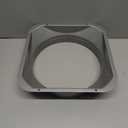 Square to Round Duct Flange Connector 10 Inch, Metal Duct Connector Flange, 10 Inch Duct Connector for Ventilation & AC Systems