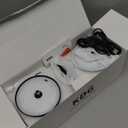 KDG 2 Pack Cordless Table Lamp, Portable LED Desk Lamps, 5000mAh Battery Operated, 3 Color Stepless Dimming Up, for Restaurant, Bedroom, Outdoor Camping, Coffee Shop, Night Light, Rechargeable (Black)