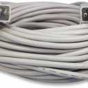 YCS basics 50 Foot DB9 9 Pin Serial / RS232 Male/Female Extension Cable