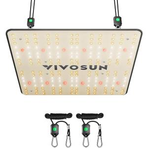 VIVOSUN VS1000 LED Grow Light with Full Spectrum Diodes & Sosen Driver Dimmable Lights Sunlike for Indoor Plants Seedling Veg and Bloom Lamps for 2x2/2x4 Tent