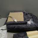 FourFurPets 27.6-Inch Cat Tree, Cat Tower for Indoor Cats, Cat Condo for Large Cats, Small Cat Tree with Scratching Post, Toy Balls, for Kittens, 2 Soft Platform, Dark Gray