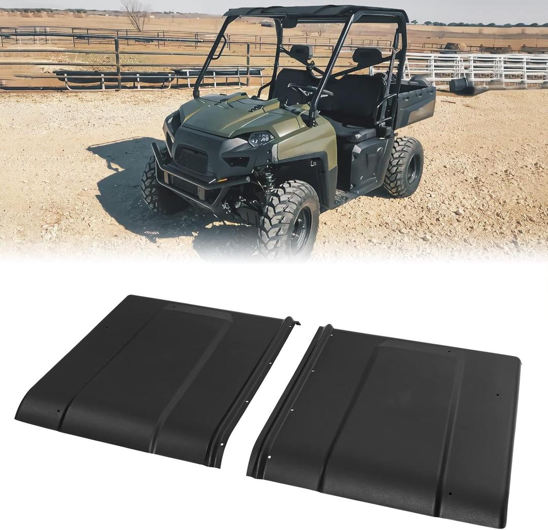 KEMIMOTO 570 Full Size Roof Plastic Hard Sport Roof, 2-Piece Combination Top Compatible with 2016-2025 Polaris Ranger 570 Full-Size Accessories