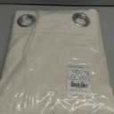 NICETOWN Natural Linen Curtains 84 inch Long 2 Panels Set, Grommet Top Thick Linen Burlap Semi Sheer Vertical Drapes Privacy Assured with Light Filtering for Bedroom/Living Room, W55 x L84