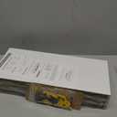 BAYKA White Floating Shelves for Wall  Rustic Wood Wall Shelves with Metal Brackets for Bathroom, Bedroom, Kitchen, or Living Room Decor Organization  Set of 3, Sturdy Storage with 22lb Capacity (15.7inches, C. White - Modern Minimalist Style)