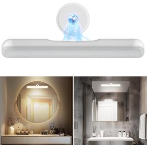 Upgraded Cordless LED Vanity Mirror Lights, Rechargeable Stick on Makeup Light Bar for Bathroom with 3 Color Temp& Adjustable Brightness, 36 Hrs Battery Life Portable Wireless Vanity Light for Travel Upgraded Cordless LED Vanity Mirror Lights, Rechargeable Stick on Makeup Light Bar for Bathroom with 3 Color Temp& Adjustable Brightness, 36 Hrs Battery Life Portable Wireless Vanity Light for Travel