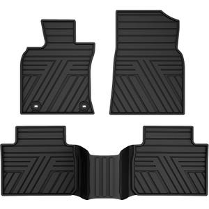All Weather Floor Mats Custom Fit for Toyota Camry 2018-2024 Waterproof Heavy Duty Anti-Slip Car Mats, 1st & 2nd Row Full Black