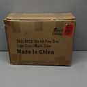 Alupssuc Set of 2 18 Inch Pre-lit Outdoor Christmas Tree with 50 Multi-Color Lights, Timer, Battery Operated Pre-Decorated Frosted Christmas Urn Filler for Pathway &Porch& Yard Decorations, 18 Inch