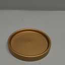 PATIKIL Plant Pot Saucer 5 Inch, Ceramic Round Flower Drip Tray for Indoor Outdoor, Gold